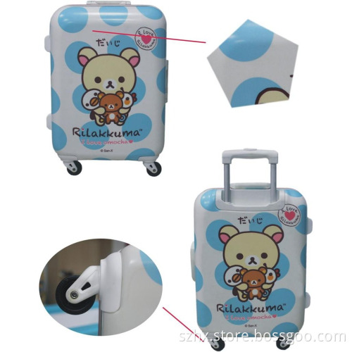 print logo ABS+PC travel luggage /carry -on suitcase /aluminum frame hard shell trolley luggage